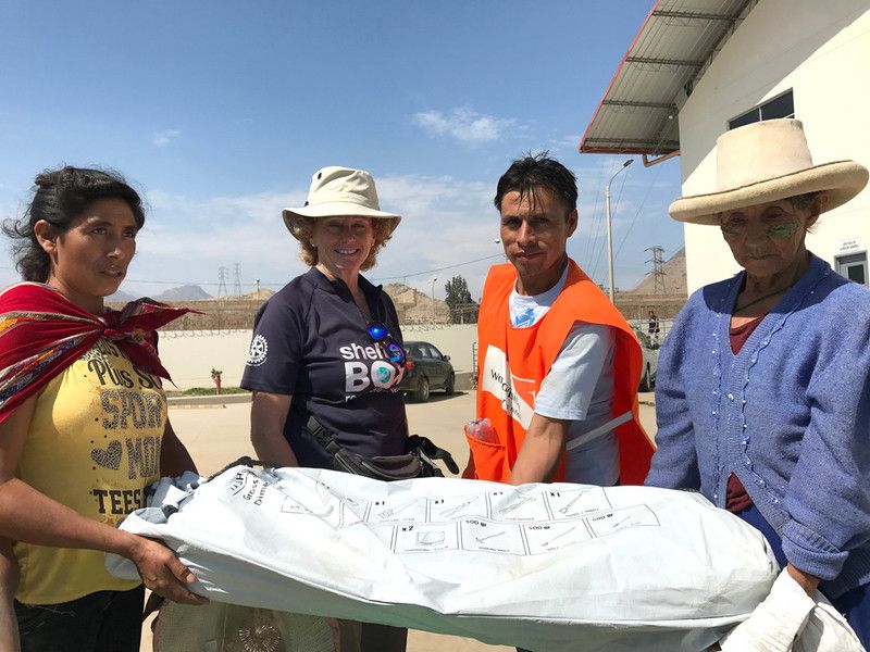 ShelterBox NZ partners work together to provide emergency shelter to families in Peru