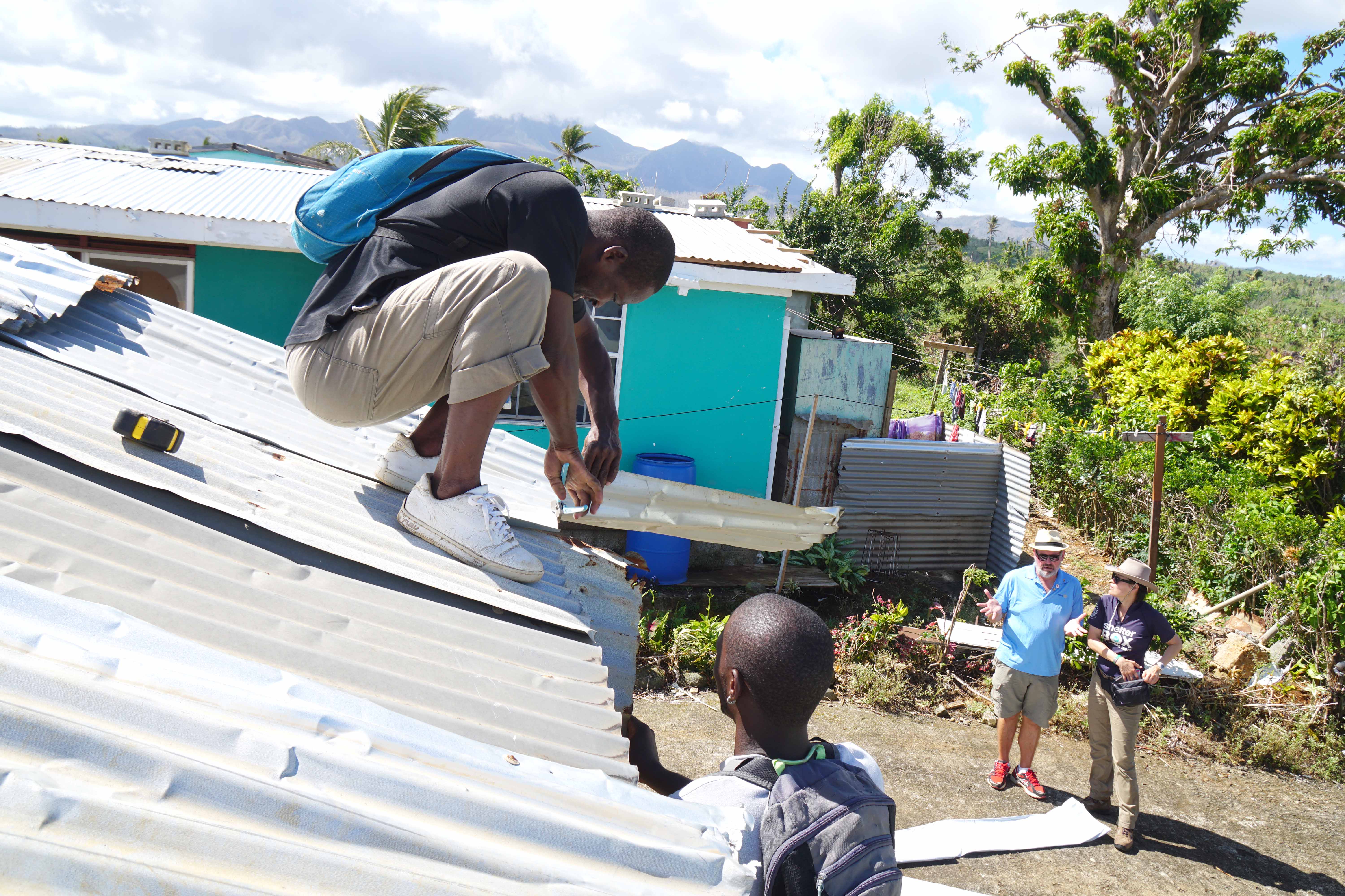 ShelterBox global impact providing aid in Dominica