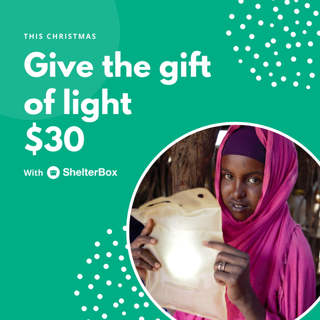 Christmas+appeal ShelterBox Christmas Gifts the Gift of Light