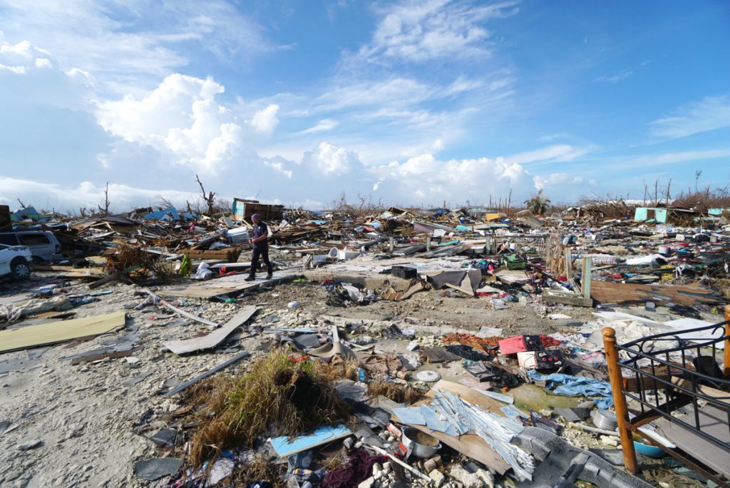 International disaster relief after Hurricane Dorian in 2019