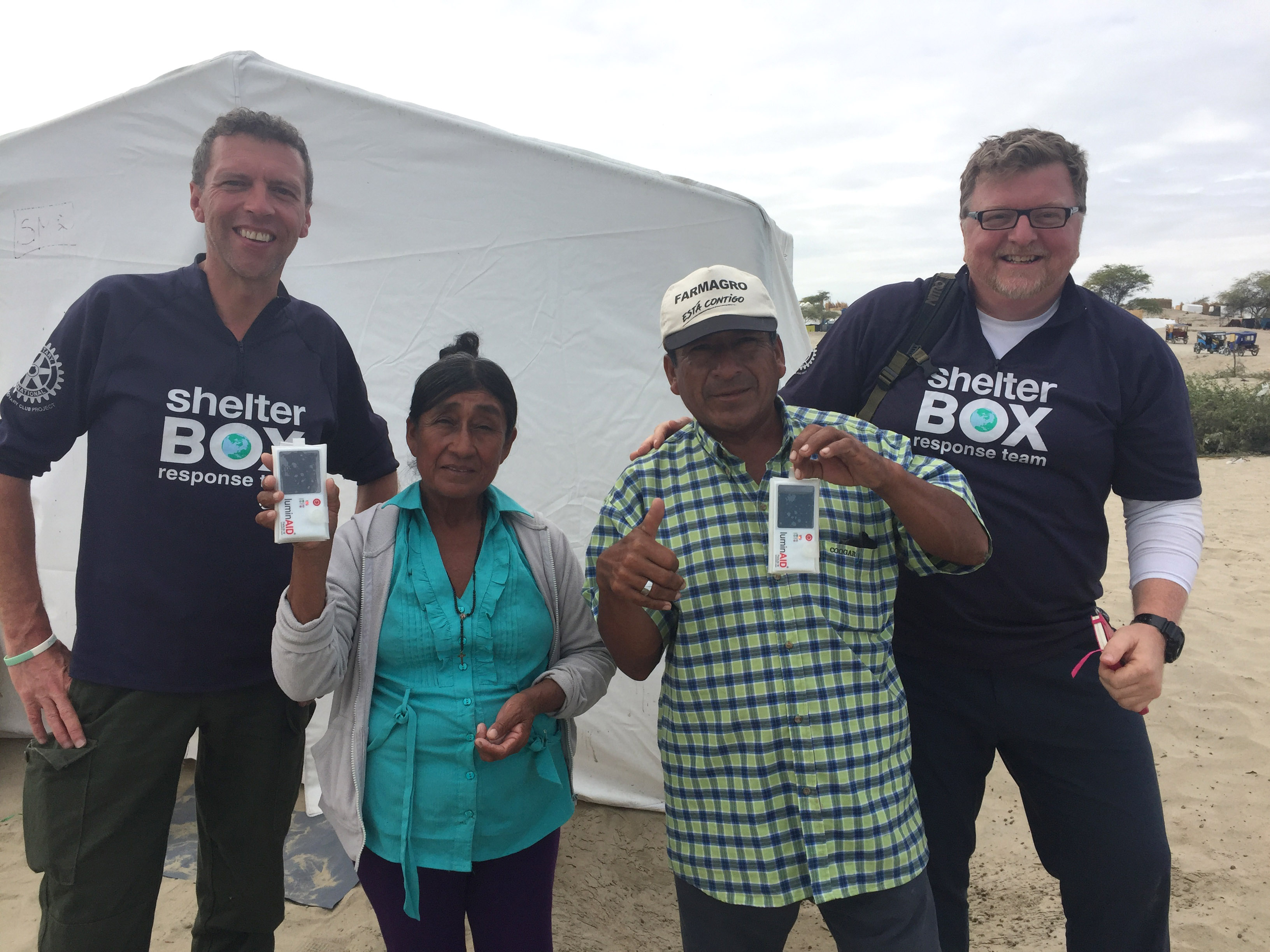 ShelterBox NZ provides solar lights to families in Peru ShelterBox NZ provides solar lights to families in Peru