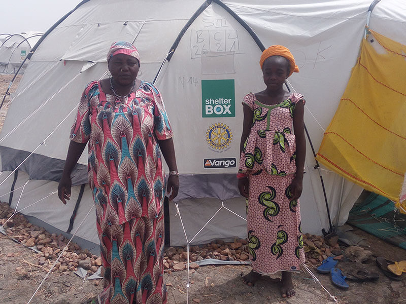 ShelterBox NZ distributes mosquito nets to families in Cameroon