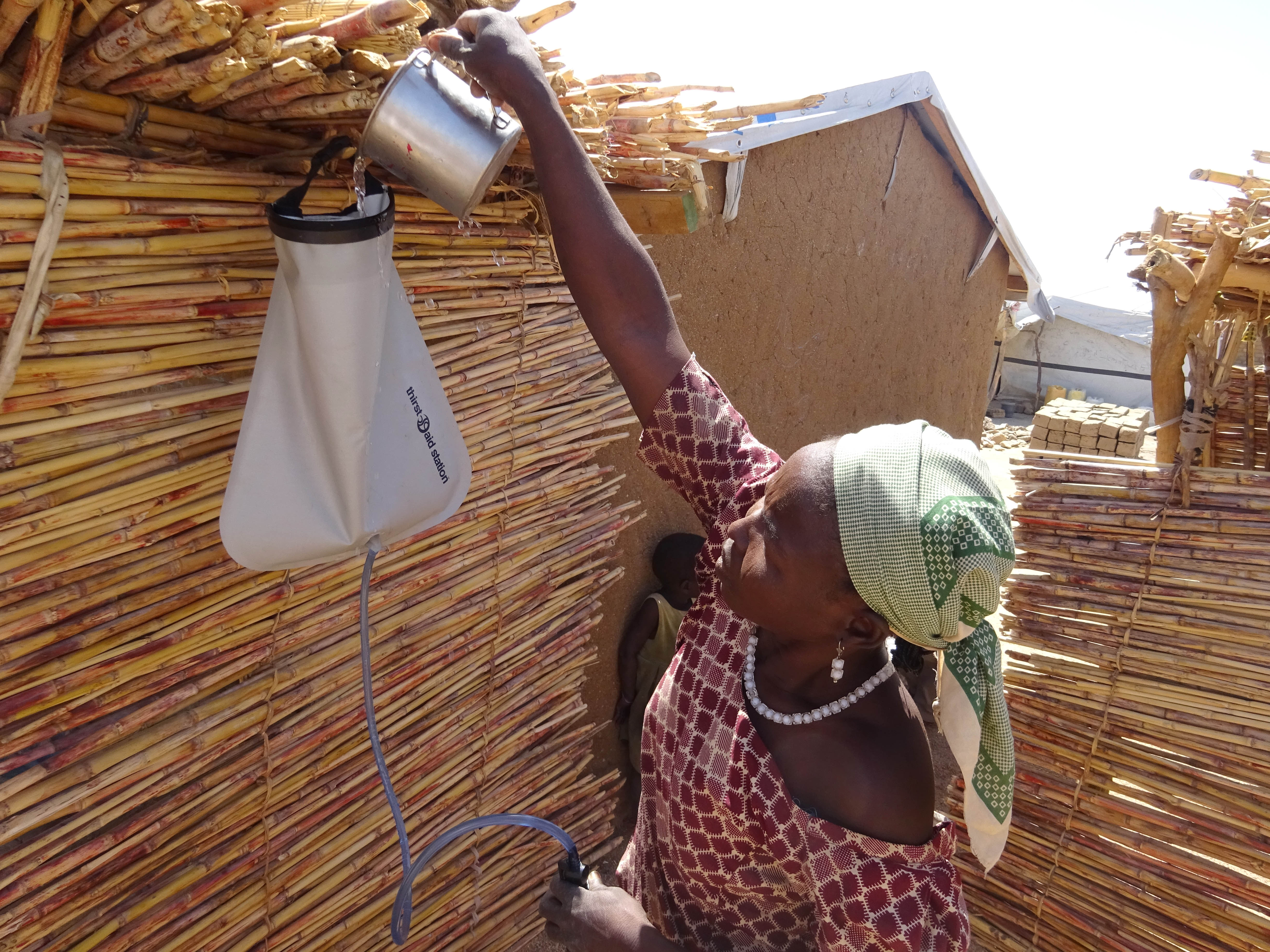 ShelterBox provides water filters so families can access safe and clean water