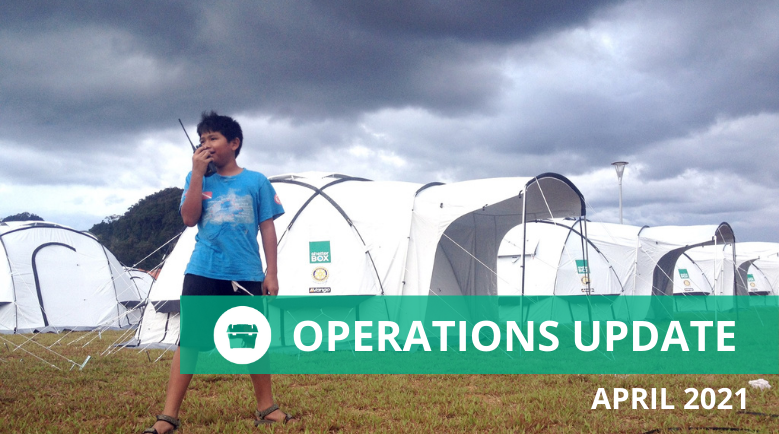 ShelterBox NZ Operations Update April 2021