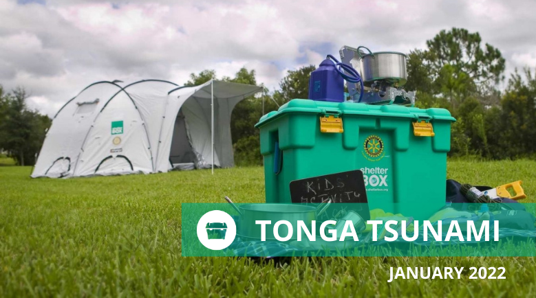 Tonga Tsunami Disaster Relief ShelterBox NZ
