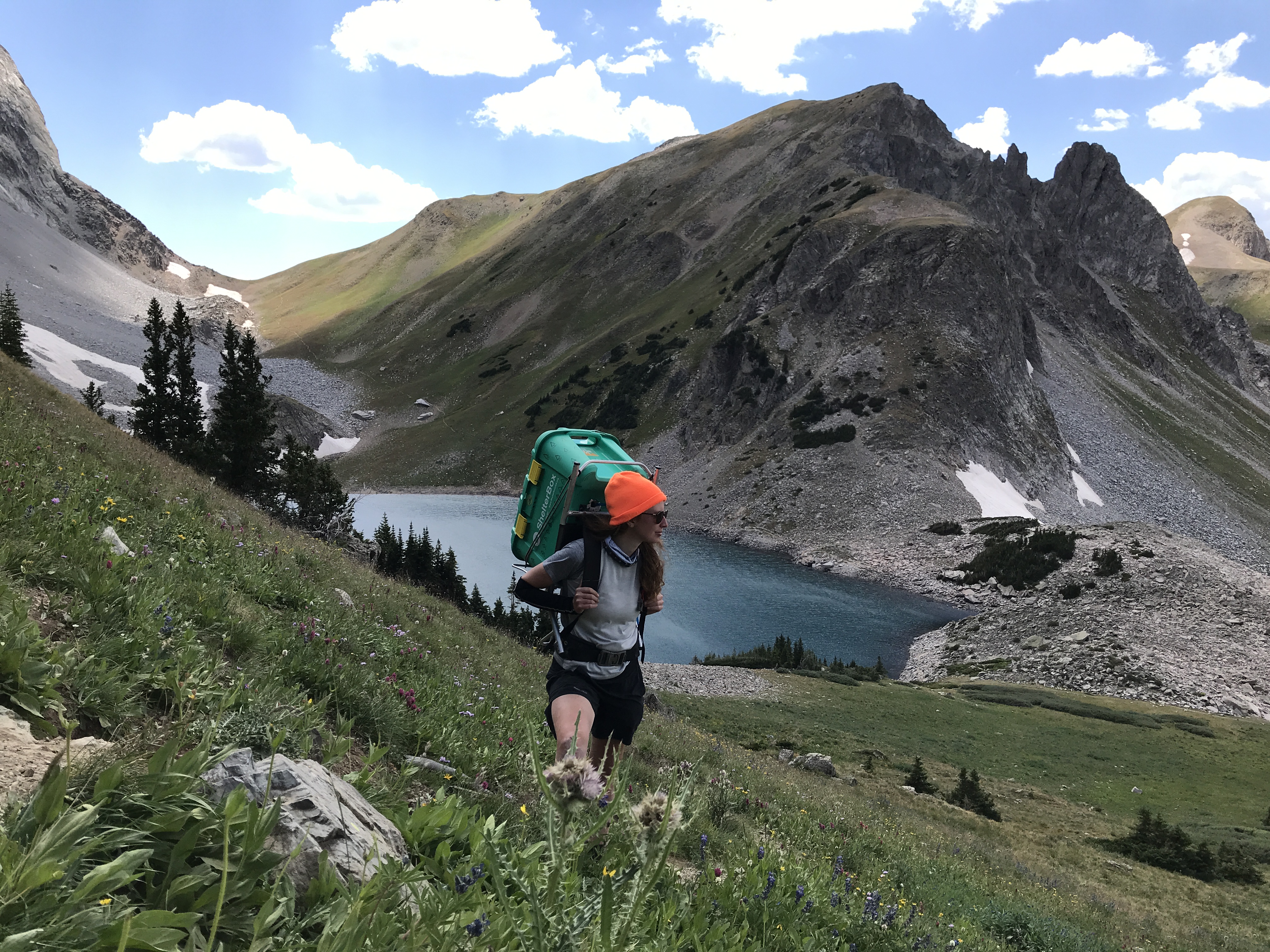 Bert Woodrum climbing for ShelterBox