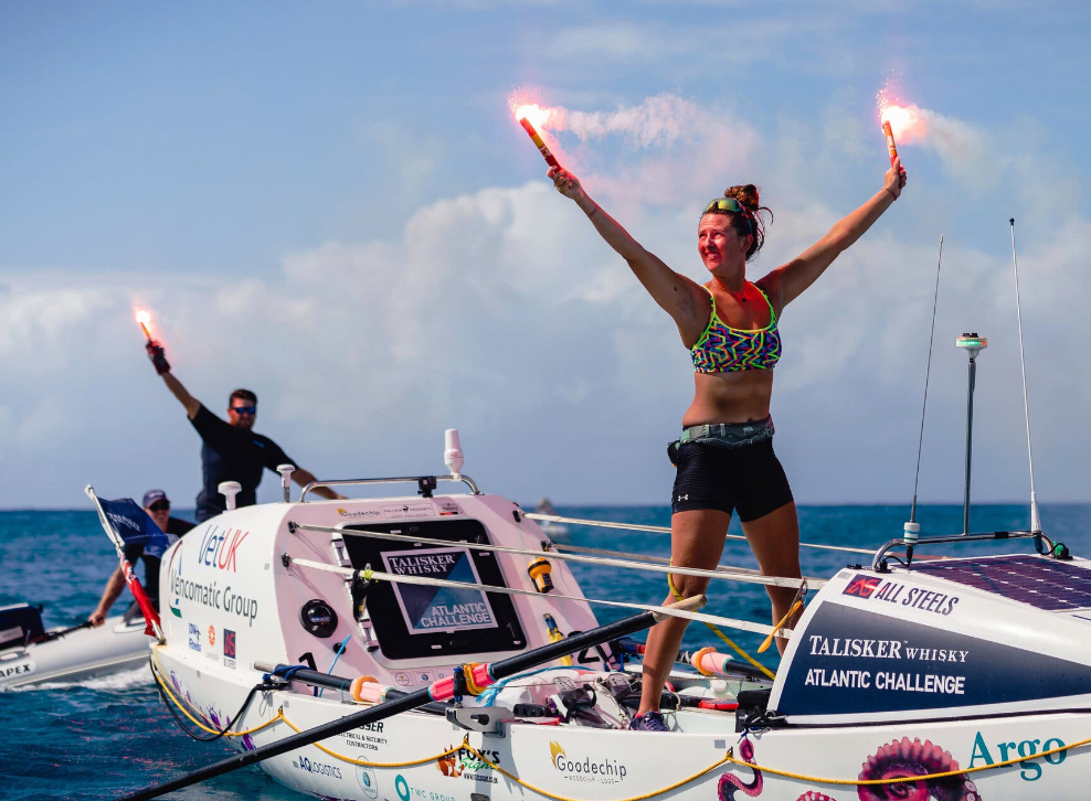 Jasmine Harrison rows across the Atlantic to raise funds for ShelterBox
